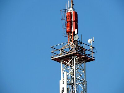 Tower antenna steel photo