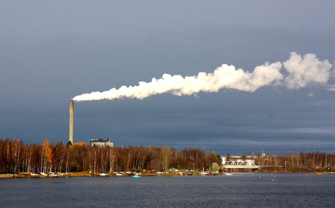 Power smoke sky