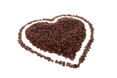 Caffeine coffee heart photo