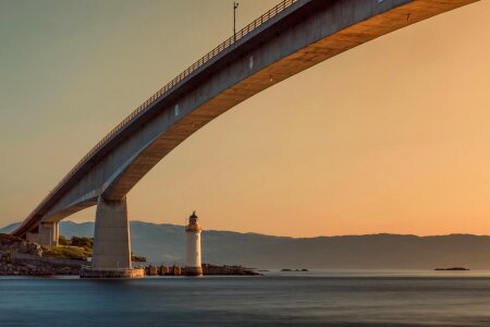Architecture bridge lighthouse