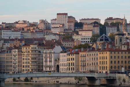 Buildings in Lyon, France photo