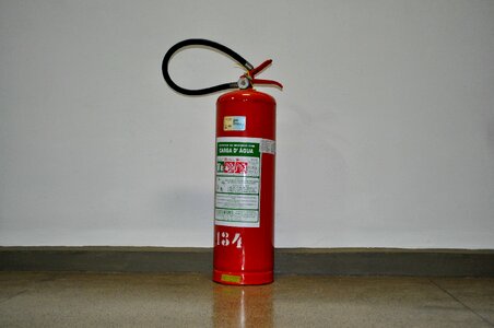 Extinguisher fire red photo