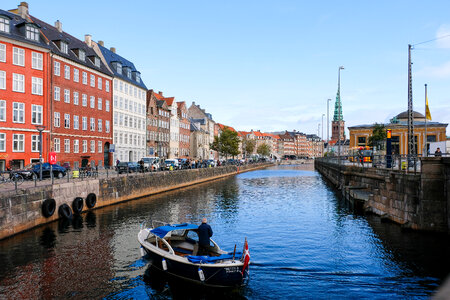Small Boat on Copenhagen Canals photo