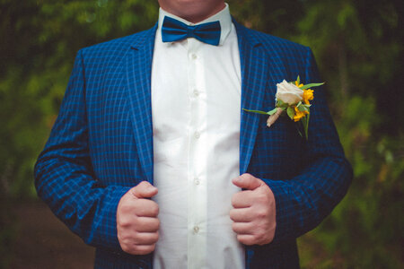 Wedding Groom in Suit photo