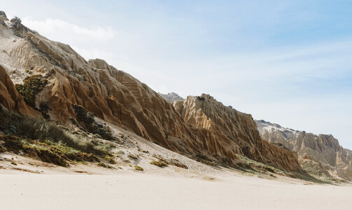 Sandstone Cliffs Portugal photo