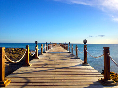 Dock out onto the water