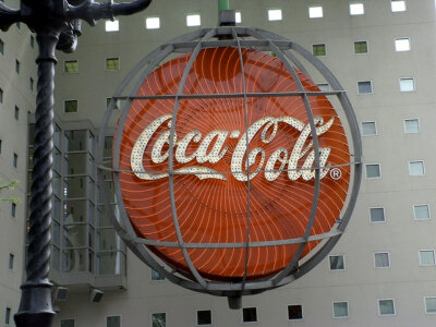 World of Coca-Cola symbol in Altanta, Georgia photo