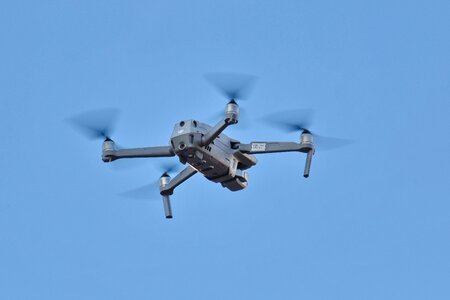 Dron flight propeller photo