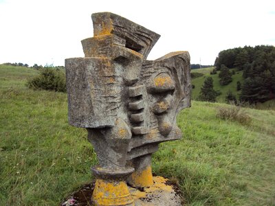 Stone art sculpture photo