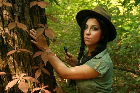 Forest vegetation wild