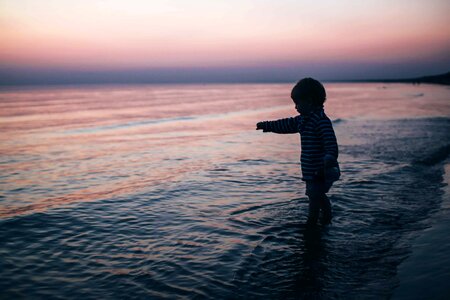 Bay beach child photo