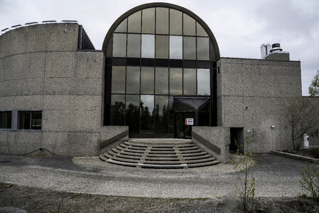 Prince of Wales Northern Heritage Center architecture in Yellowknife