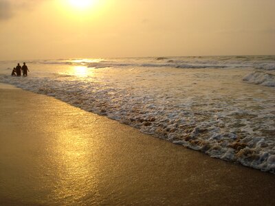 Asia sandy beach sea photo