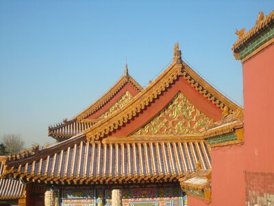 Forbidden city structures photo