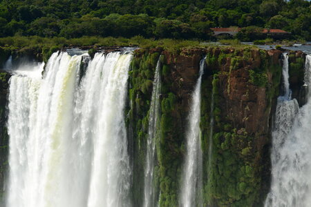 Amazing waterfalls at Iguazu Falls photo