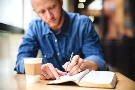 Business desk education photo