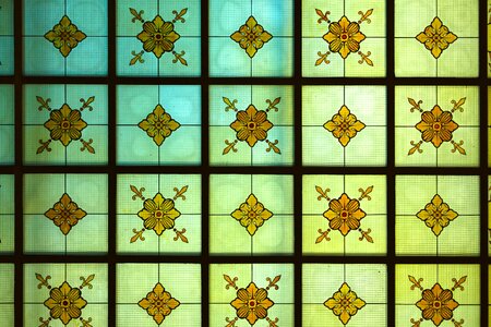 Art geometric glass