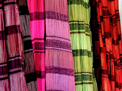 Colors textiles colorful
