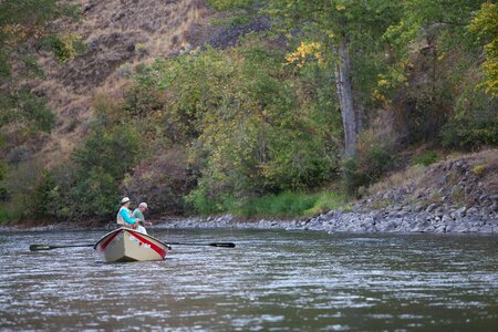 Boot fishery river photo