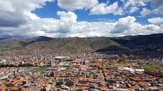 City of Cuzco in Peru, South America photo