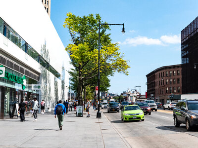 Street and People in Brooklyn photo