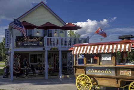 Streetcart and Ice Cream Shop in New Glarus photo