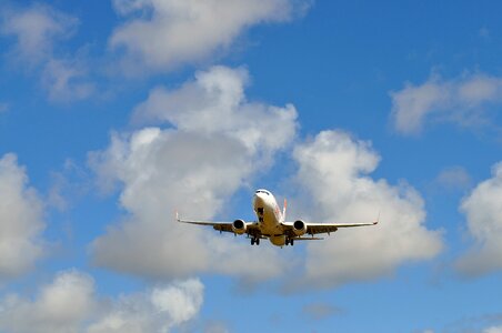 Airplane passenger sky photo