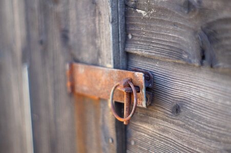 Wood shallow depth building photo