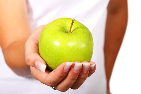 Apple diet finger