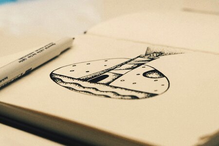 Drawing Notebook Creativity photo
