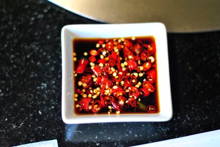 Chili sauce sauce side dish