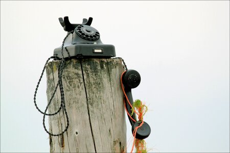 Telephone line sky historically photo