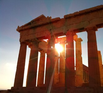 The parthenon greek greece photo