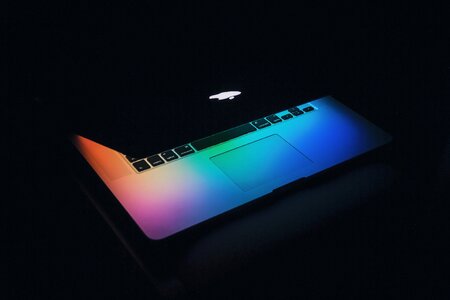 MacBook Illuminated Dark photo