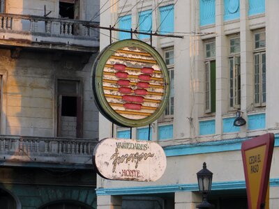 Sign retro typography