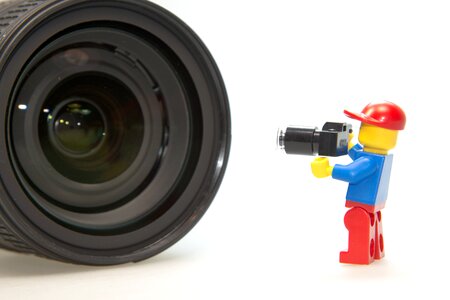 Photo photo studio legomaennchen