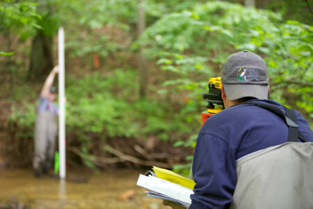 FWS employees surveying and assessing rivers and streams-1