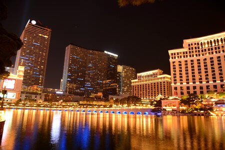 Exterior views of the Bellagio Casino on the strip photo