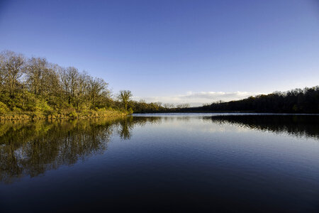 Lake Le Aqua Na State Park landscape in Illinois