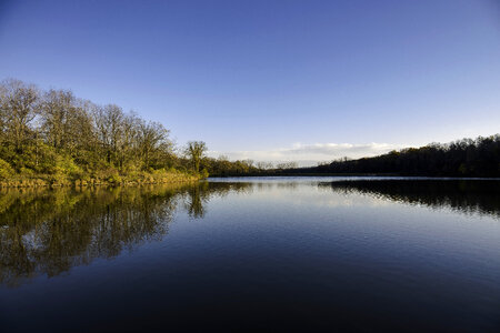 Lake Le Aqua Na State Park landscape in Illinois photo