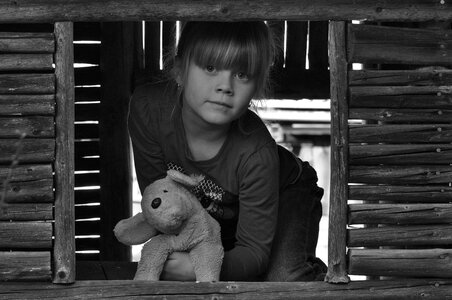 Soft toy woodhouse play