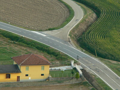 Curving Country Road photo