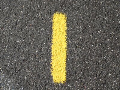 Color asphalt road