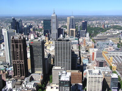 Central Business District in Melbourne, Victoria, Australia photo