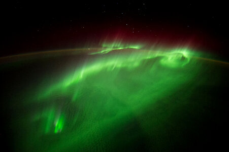 Flying Through an Aurora