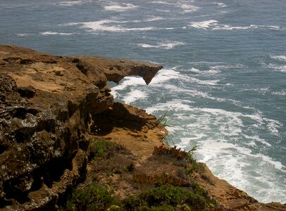 Mar cliff costa photo