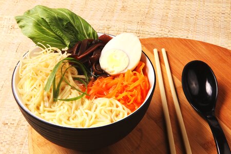 Bowl of Asian Noodles photo