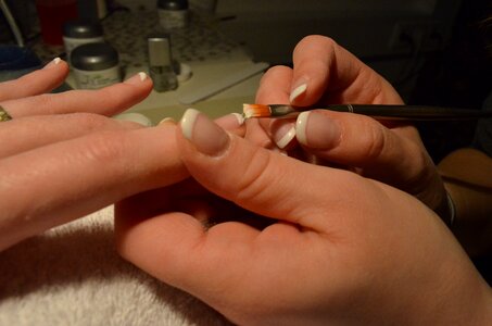 Nail design frenchnails manicure photo