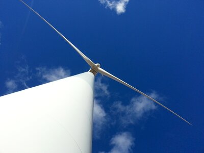 Wind electricity turbine photo