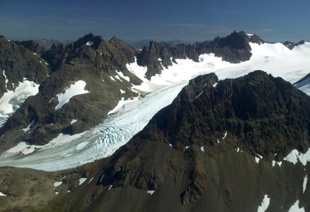 Mountain glacier-1 photo